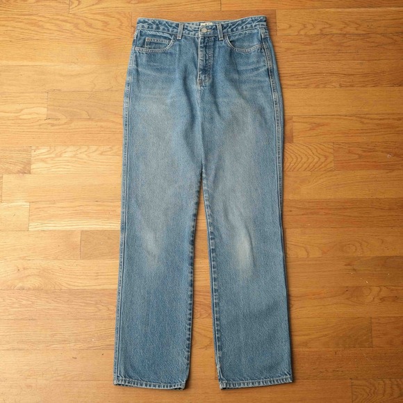 Vintage 90s Calvin Klein Original Straight Light Wash Denim Jeans Women's Sz 10 - Picture 1 of 12